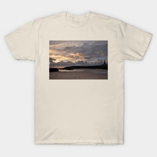 November Sunrise on Cullercoats Bay T-Shirt